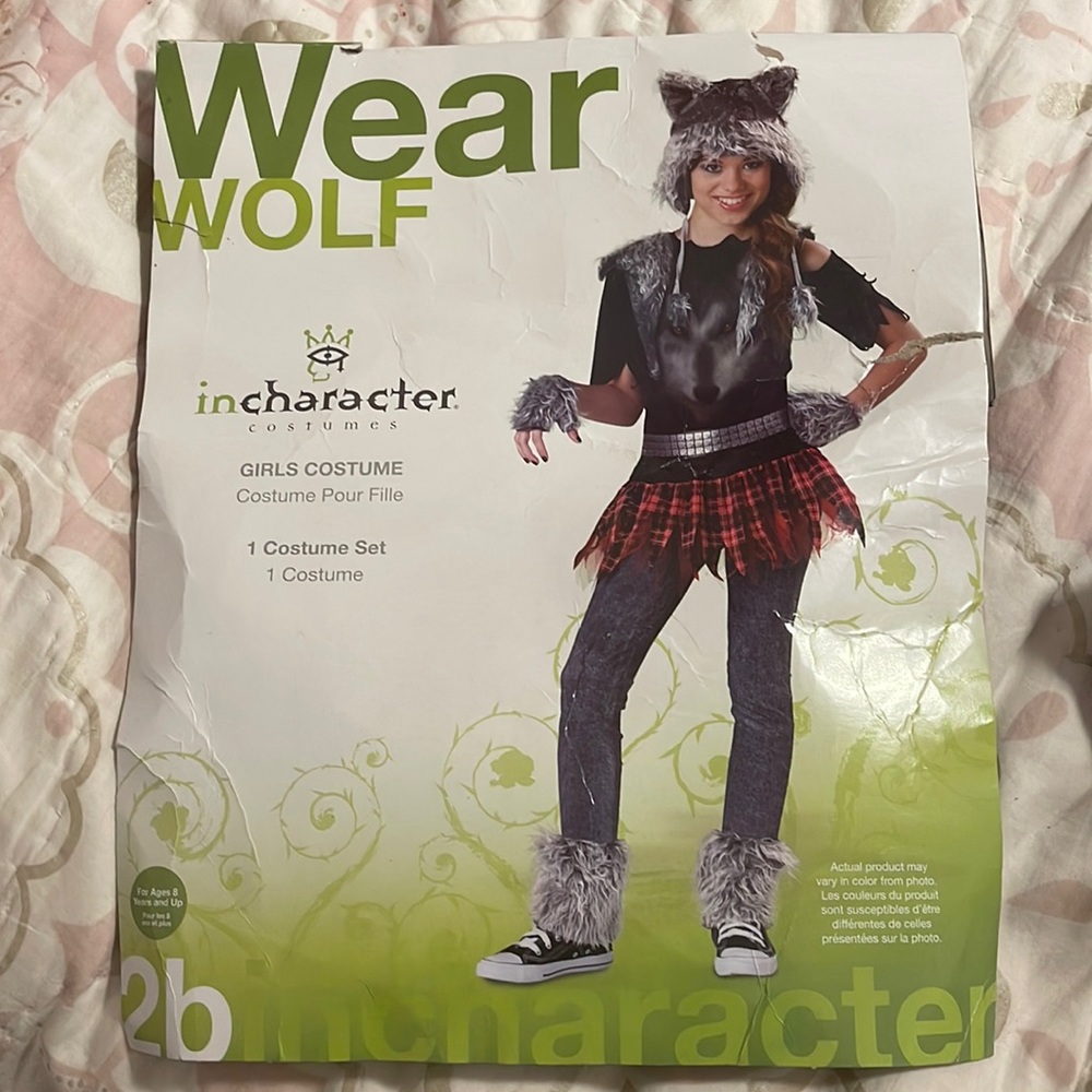 Beautiful Wear wolf girls costume, #halloween , size  S, used once , like new